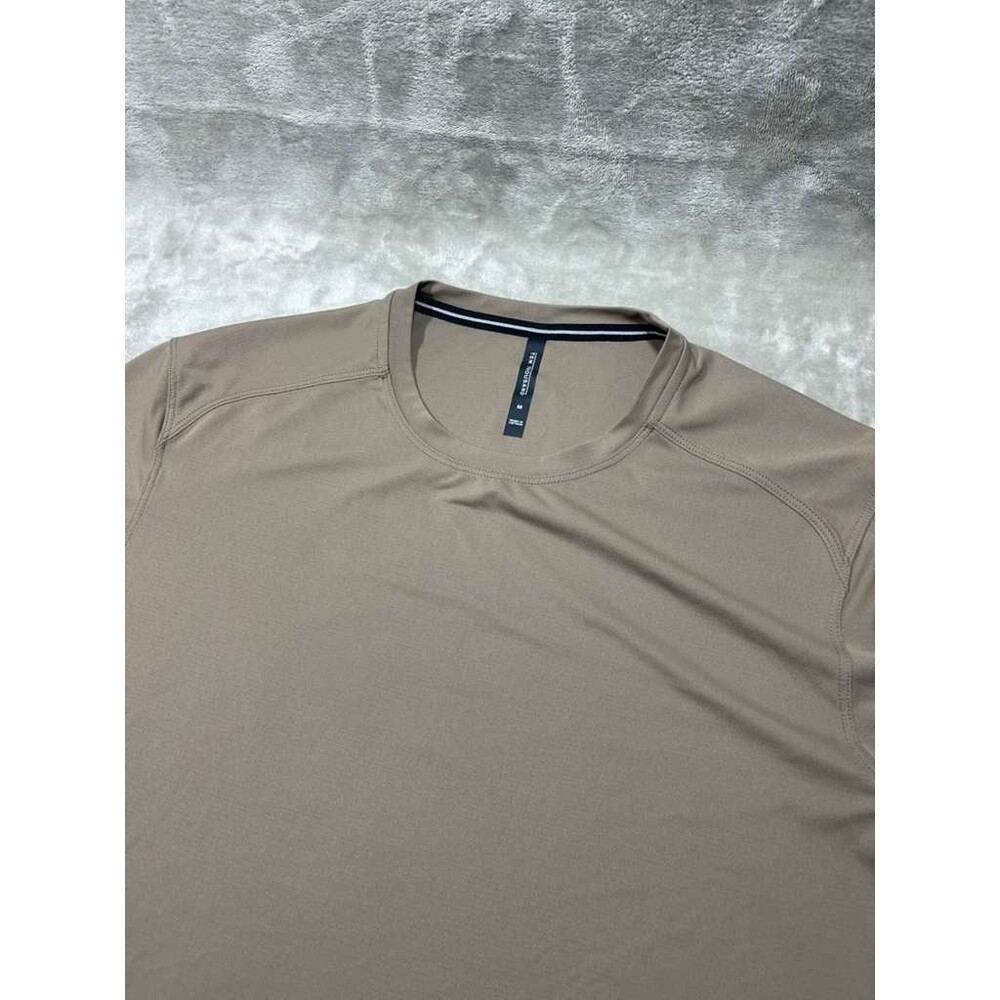 Ten Thousand Shirt Men's Medium Brown Workout Gym Training Running Activewear